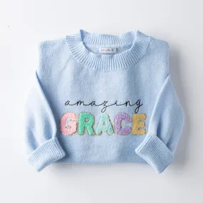 Amazing Grace Fuzzy Sequin Sweater - 25