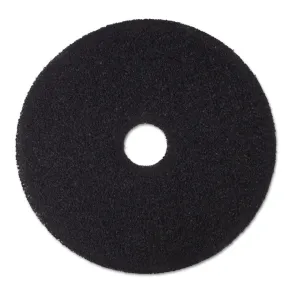 3M Low-Speed Stripper Floor Pad 7200, 20 Diameter, Black, 5/Carton (MMM08382)