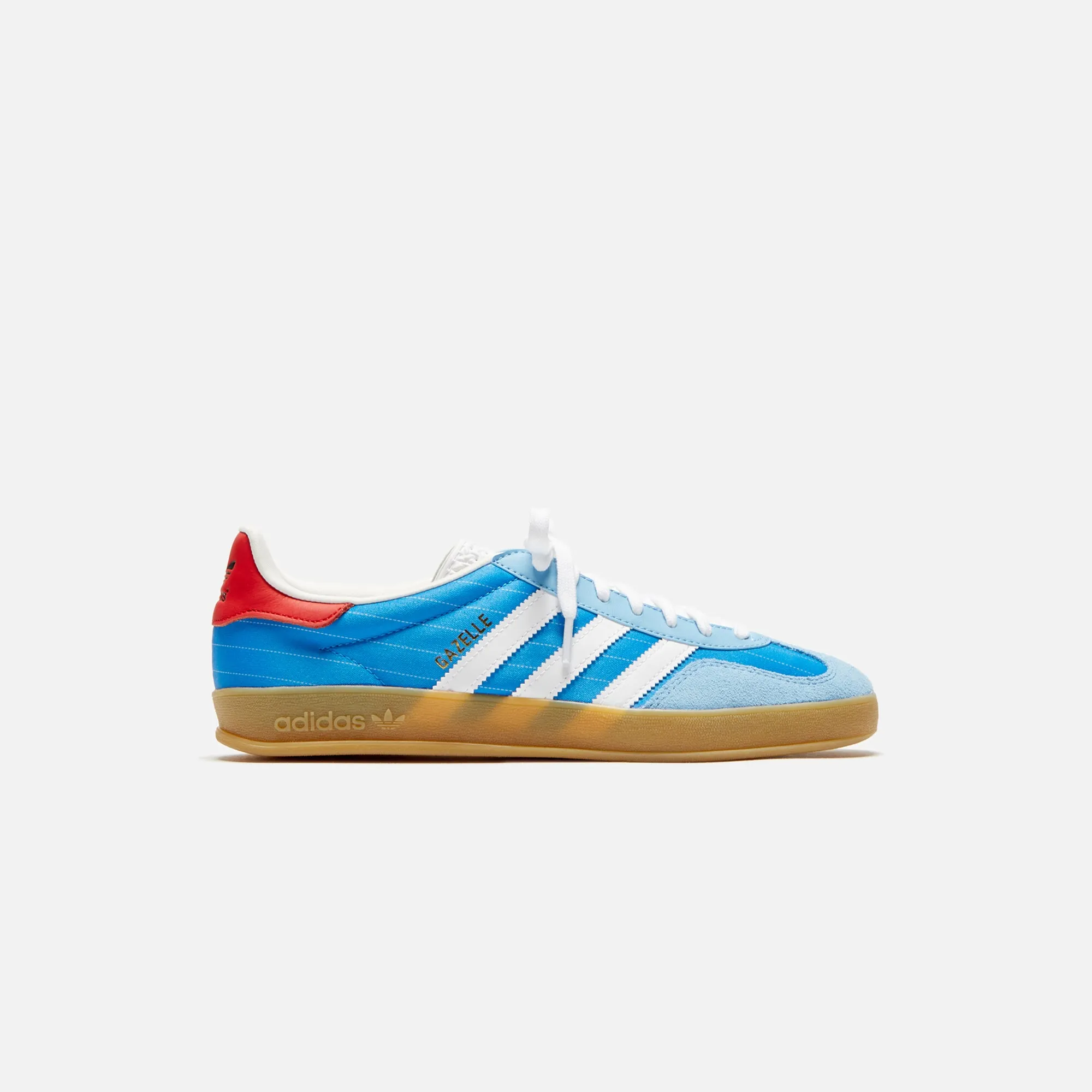 adidas Gazelle Indoor - Bright Blue / White / Gum 3