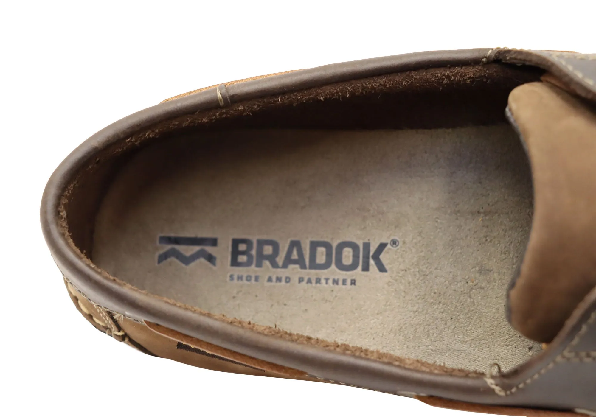 Bradok Mens Comfortable Leather Boat Shoes Made In Brazil