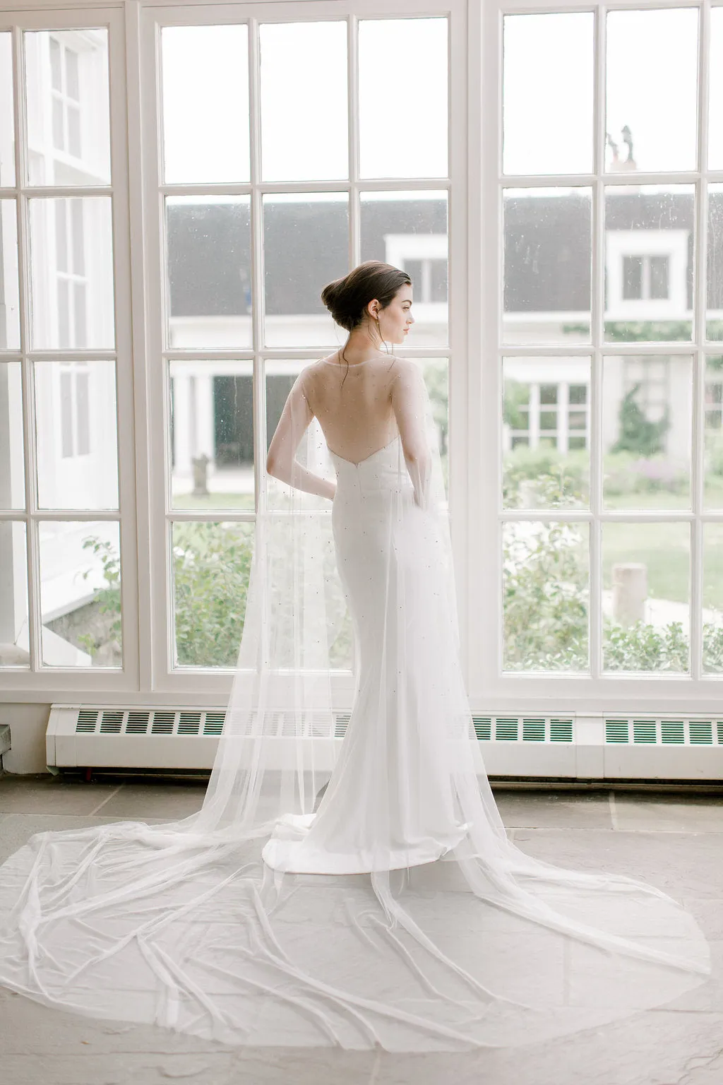 CASSIOPEIA | Crystal Bridal Cape