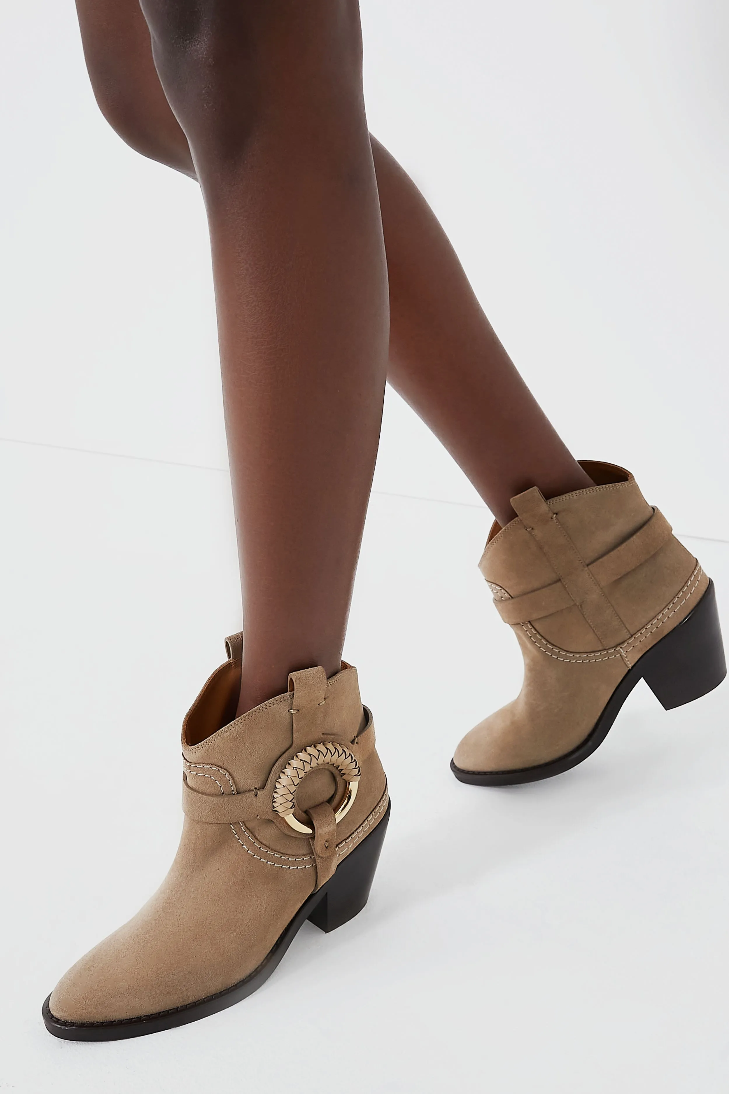 Dark Beige Hana Boots