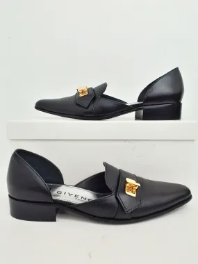 GIVENCHY Women's Eden Loafer Black Leather Size 37.5