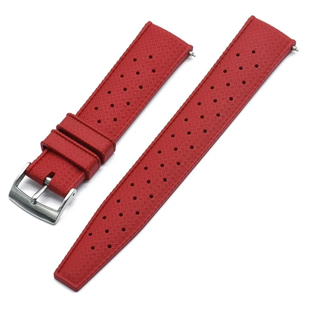 Hans Tropic Rubber Watch Strap With Tang Buckle