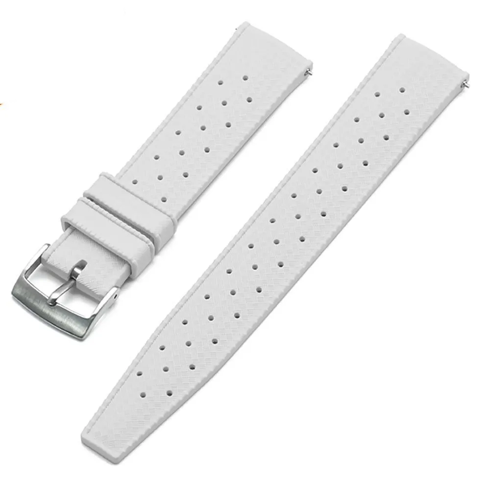 Hans Tropic Rubber Watch Strap With Tang Buckle