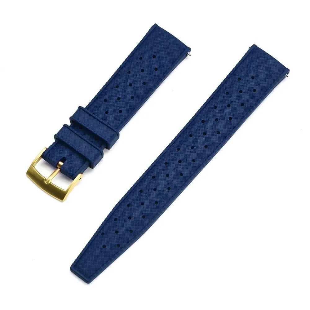 Hans Tropic Rubber Watch Strap With Tang Buckle