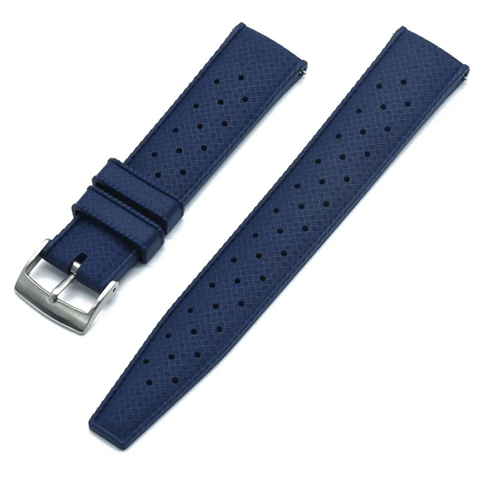 Hans Tropic Rubber Watch Strap With Tang Buckle