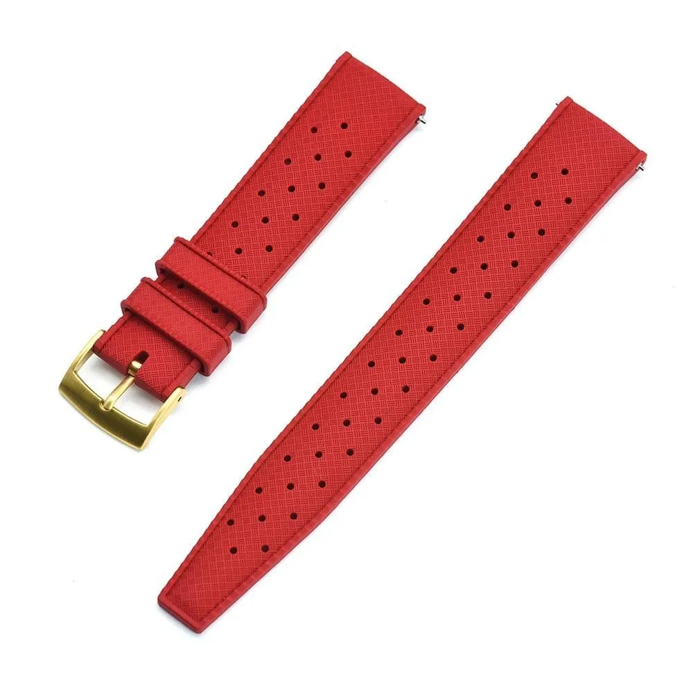 Hans Tropic Rubber Watch Strap With Tang Buckle