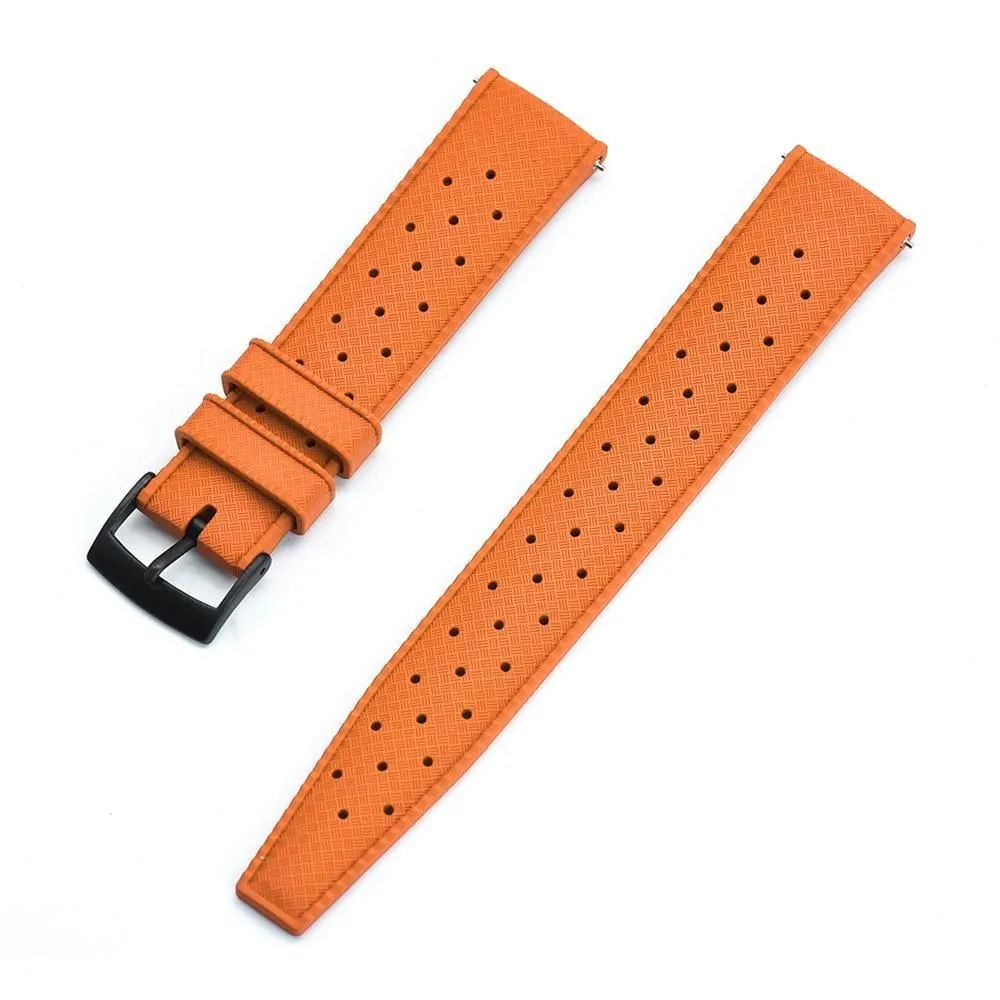 Hans Tropic Rubber Watch Strap With Tang Buckle