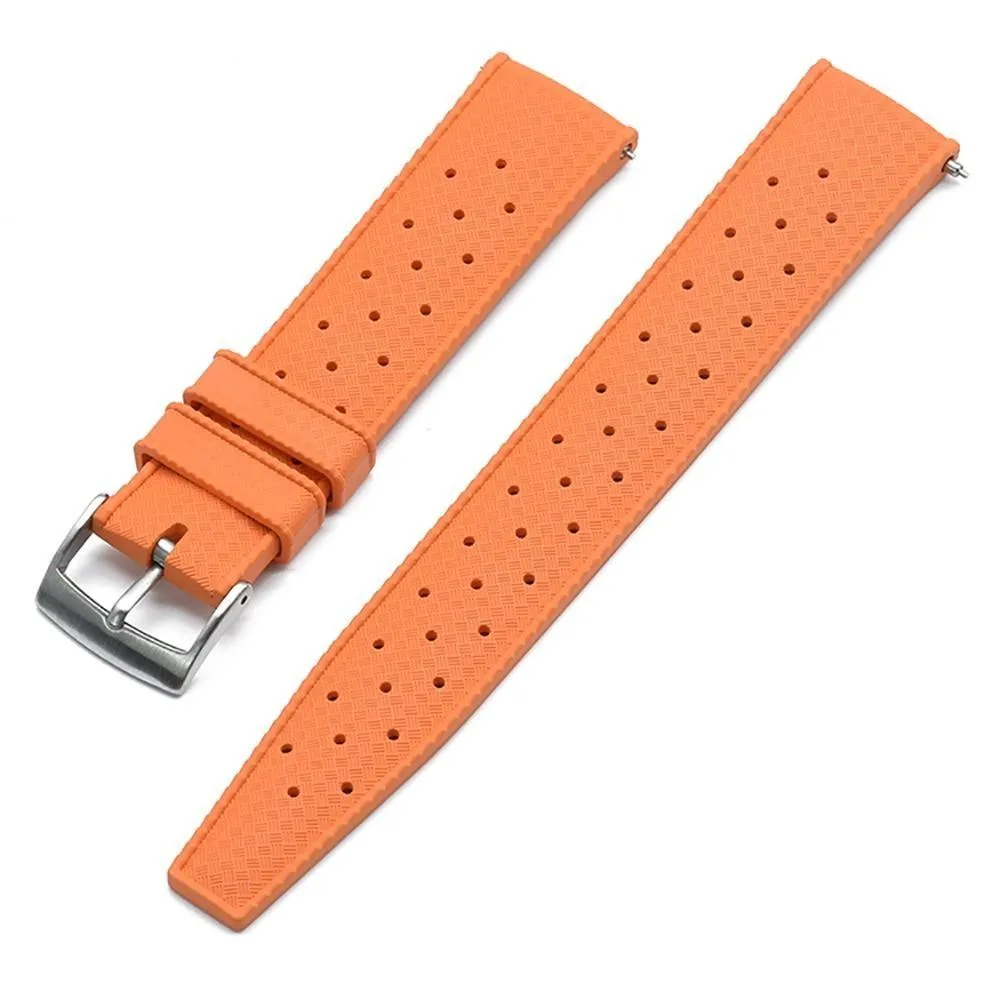 Hans Tropic Rubber Watch Strap With Tang Buckle