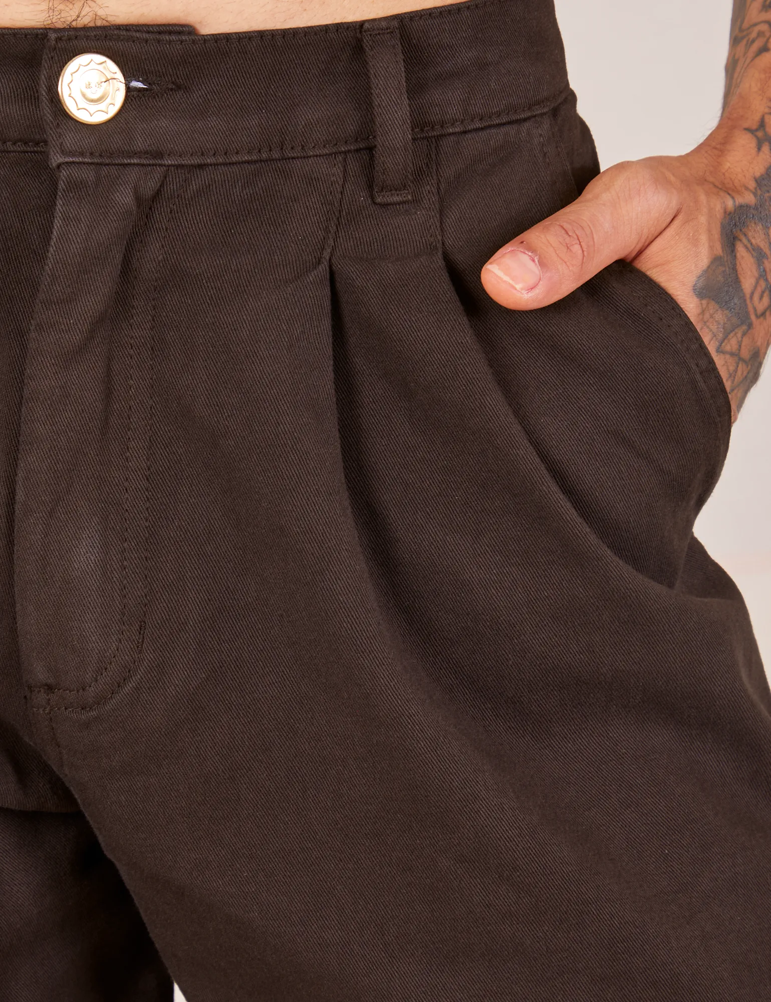 Heavyweight Trousers - Espresso Brown