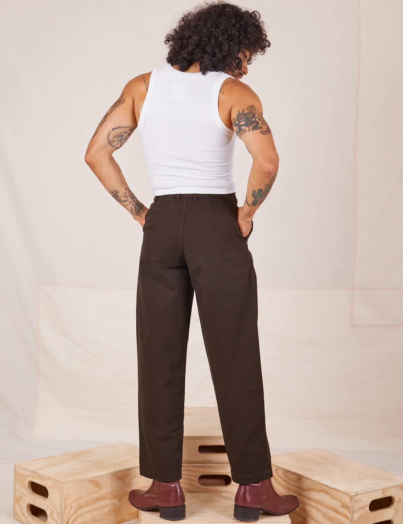 Heavyweight Trousers - Espresso Brown