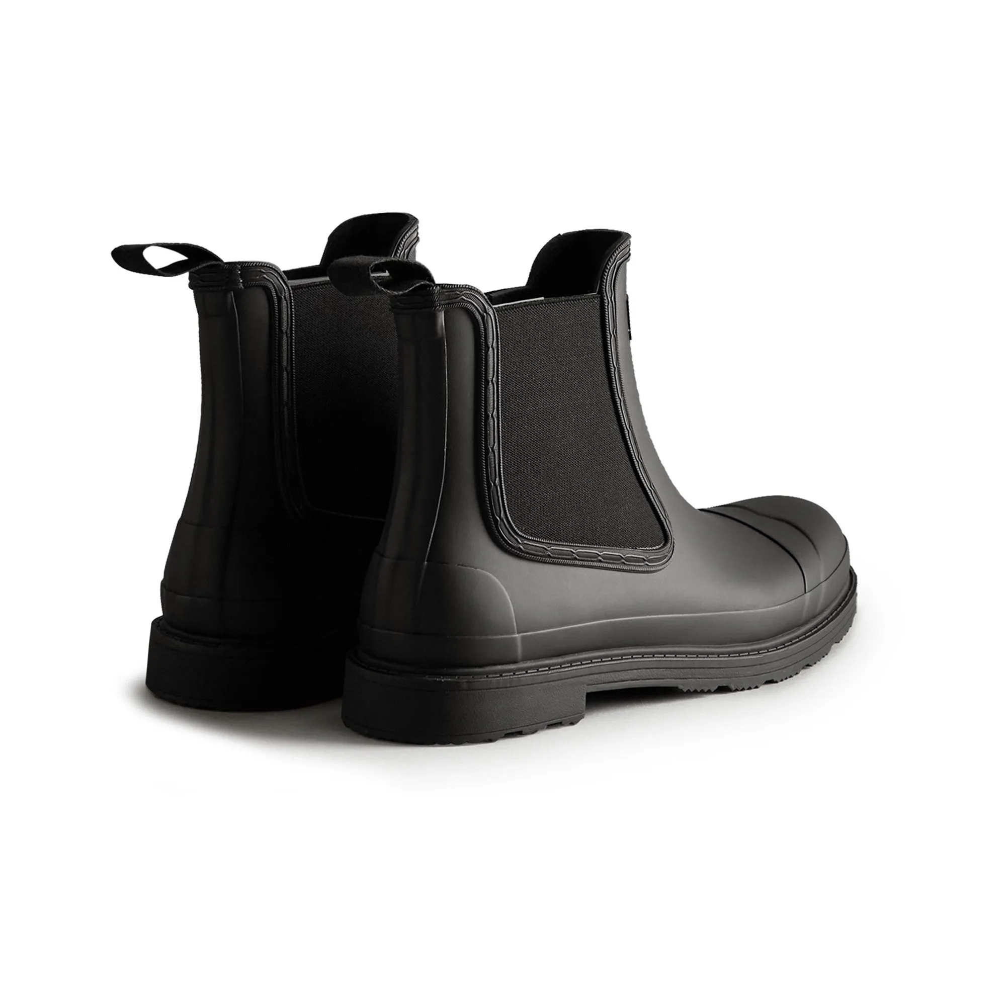 Hunter Commando Mens Chelsea Boots - Black