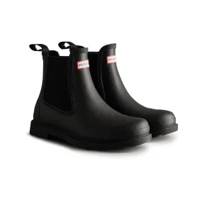 Hunter Commando Mens Chelsea Boots - Black