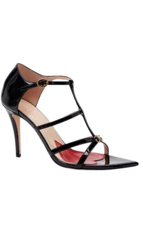 Jerry Patent Leather Cage Sandals