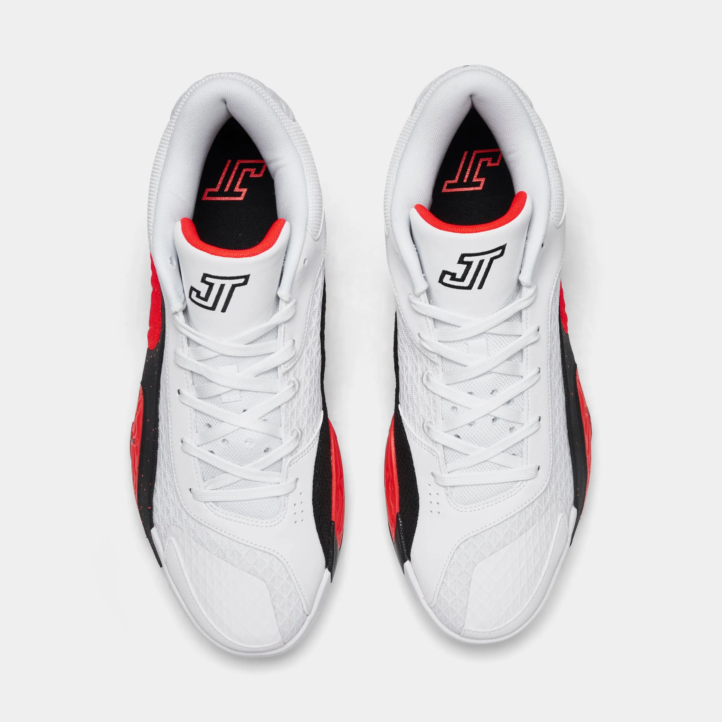 Jordan Tatum 2 White / Black - Bright Crimson