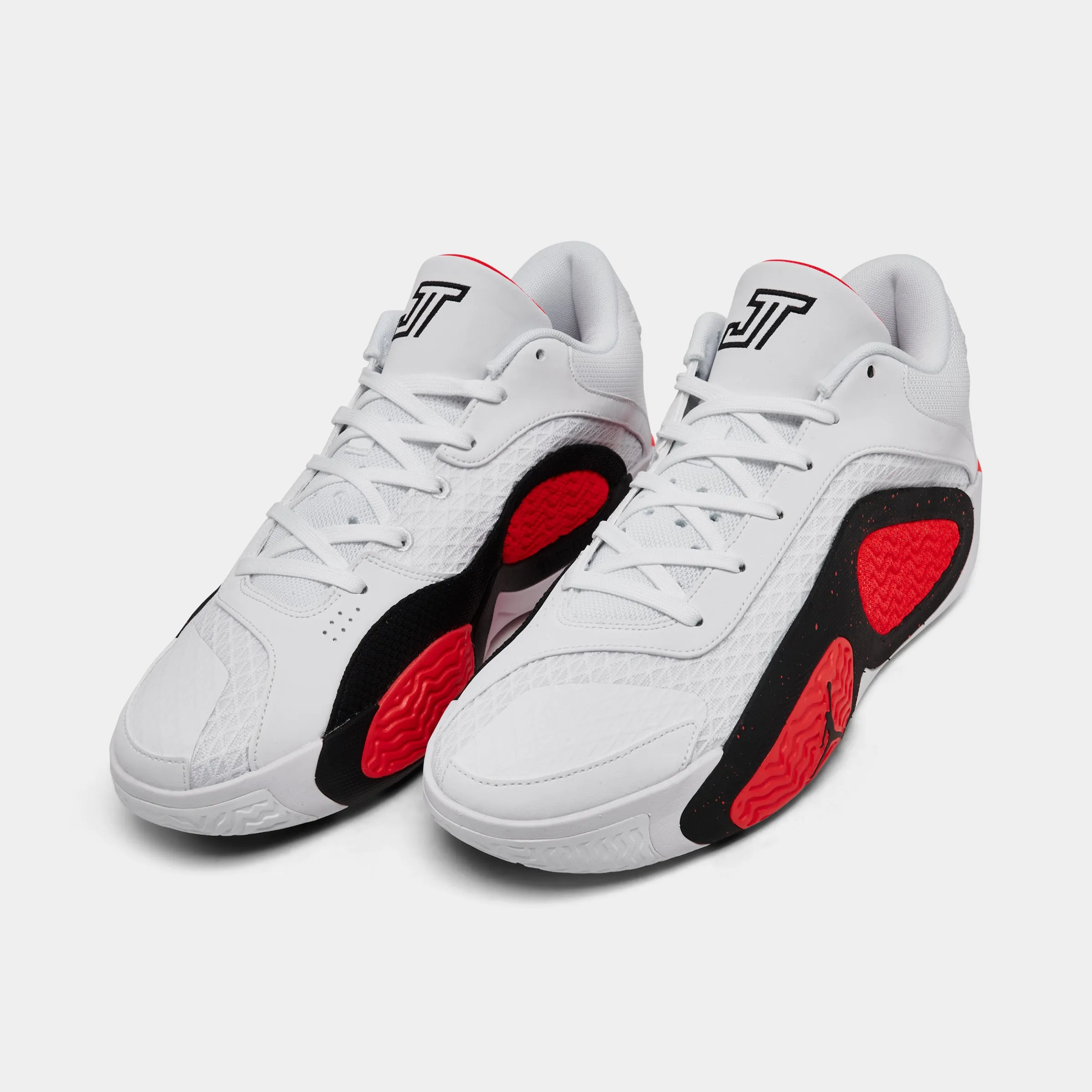 Jordan Tatum 2 White / Black - Bright Crimson