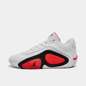 Jordan Tatum 2 White / Black - Bright Crimson