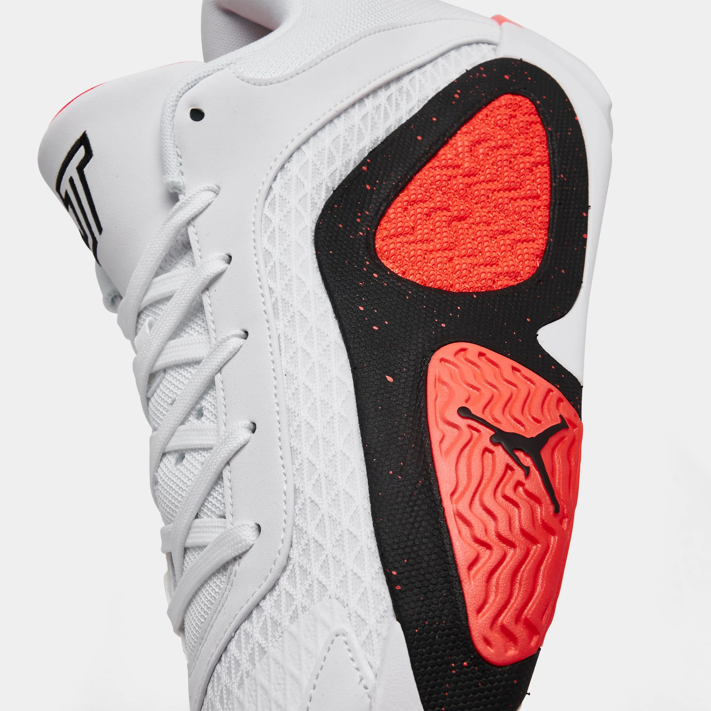 Jordan Tatum 2 White / Black - Bright Crimson