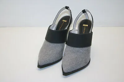 Karen Gallo 'Bryce' Slingback Pump Gray and Black - Pre-Owned