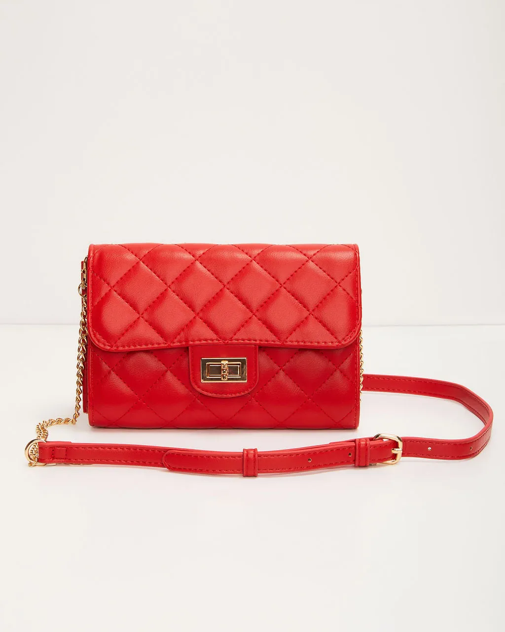 Landry Quilted Faux Leather Crossbody Bag