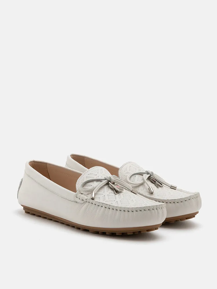 Lucian Heart Locked Textured Moccasins