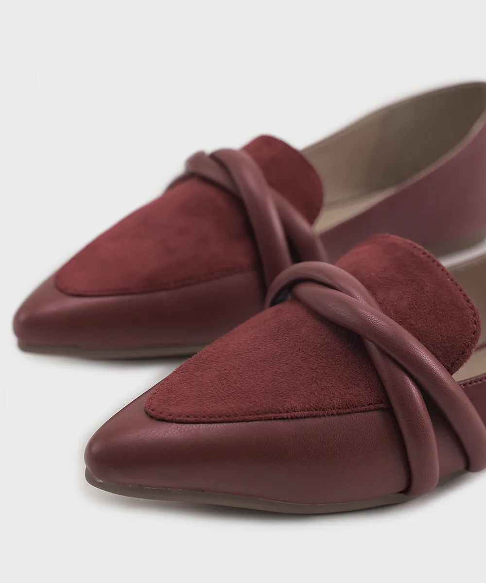 Maroon Loafers