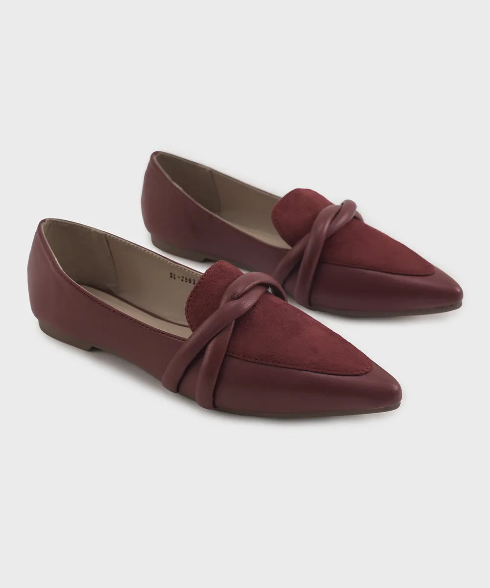 Maroon Loafers