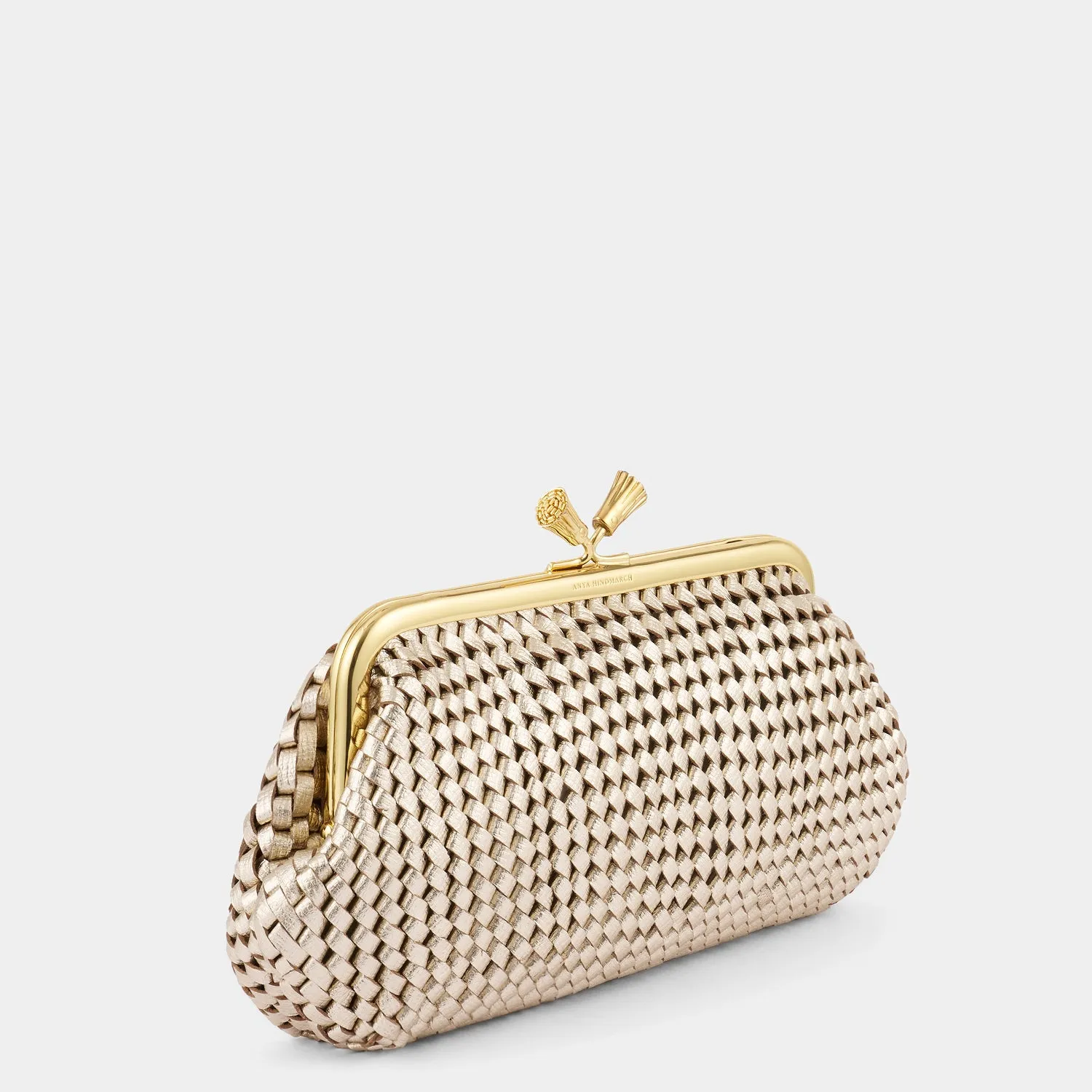 Maud Plaited Tassel Clutch