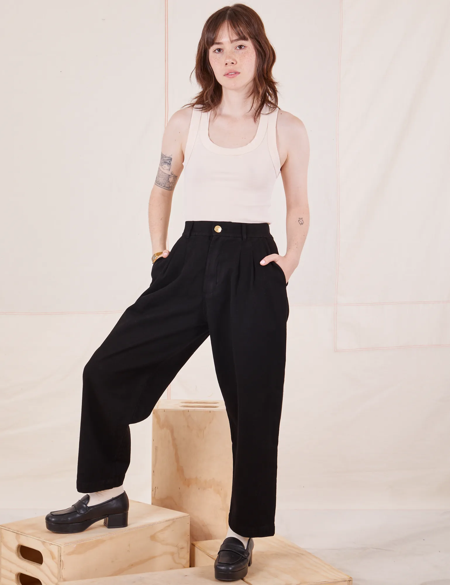 Organic Trousers - Basic Black