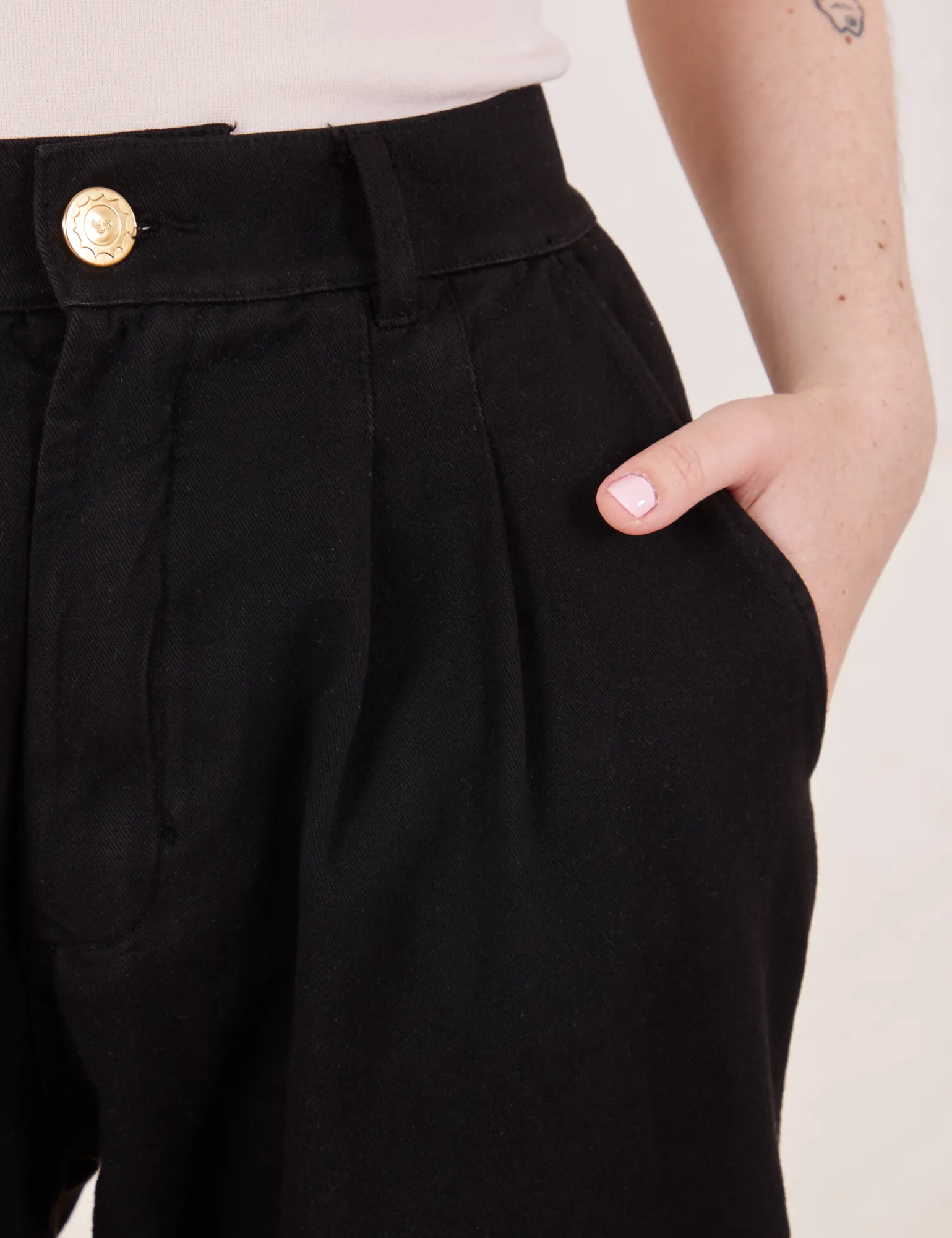 Organic Trousers - Basic Black