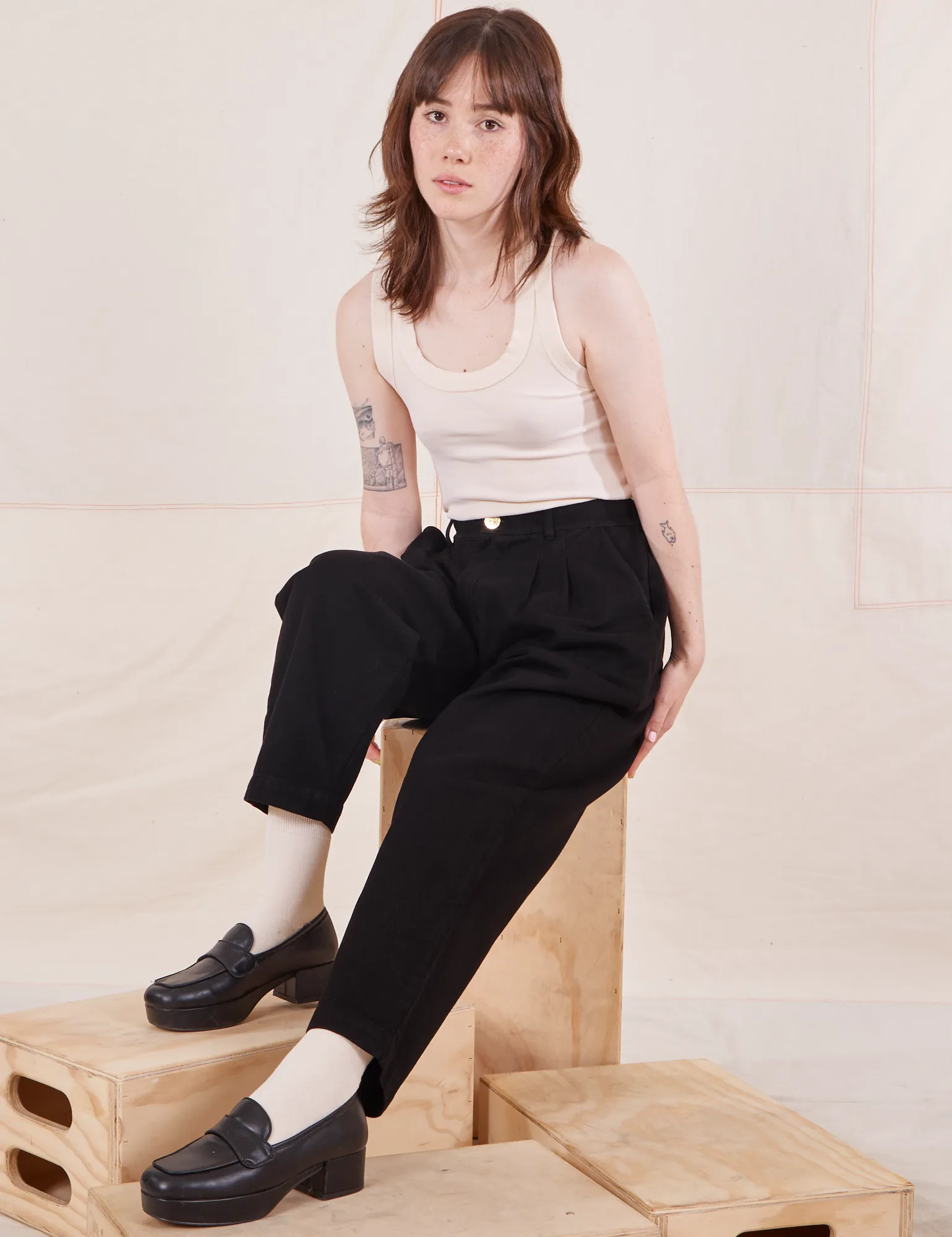 Organic Trousers - Basic Black