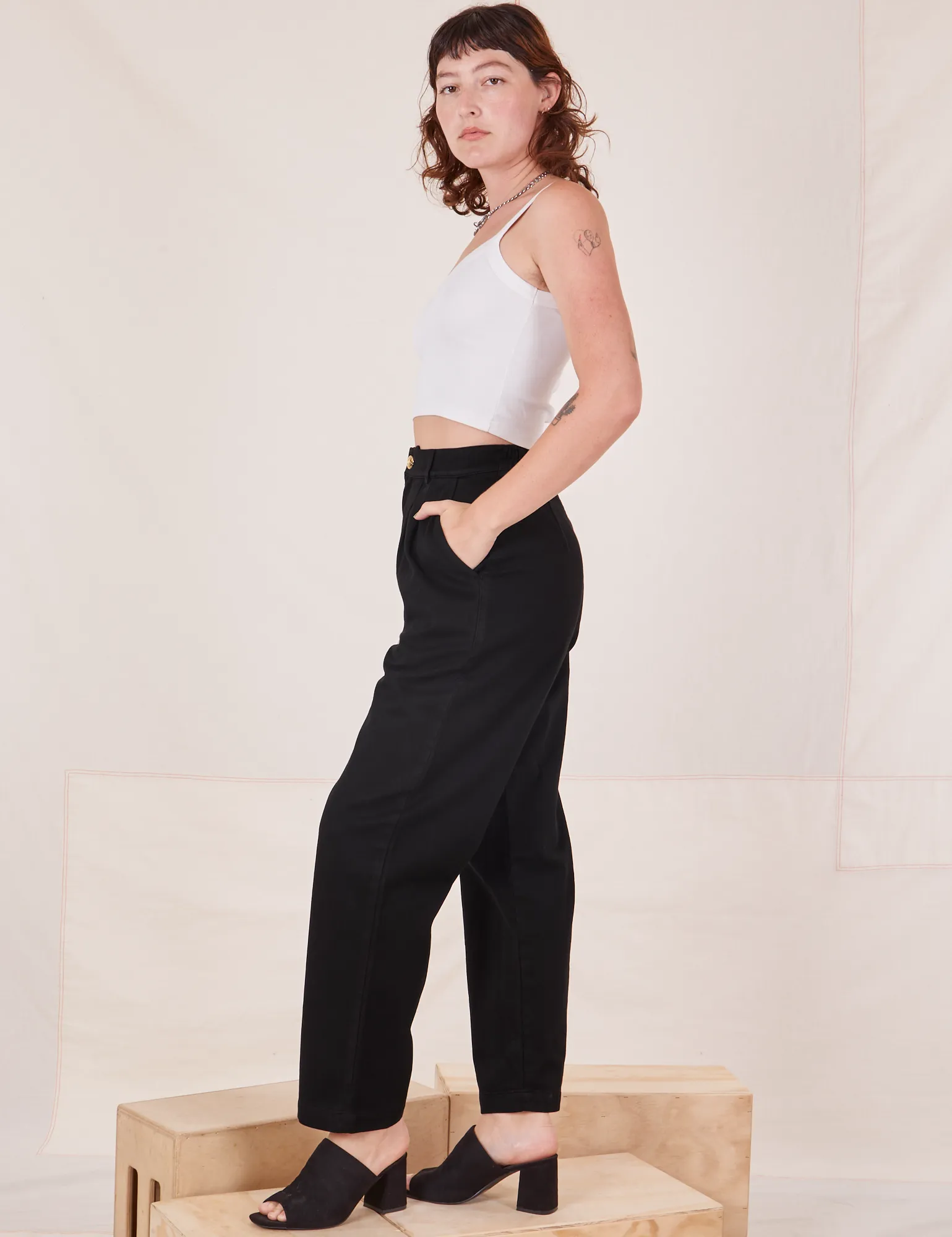 Organic Trousers - Basic Black