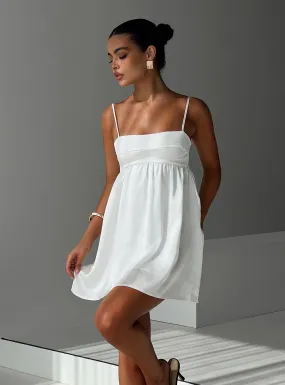 Ortega Mini Dress White Petite