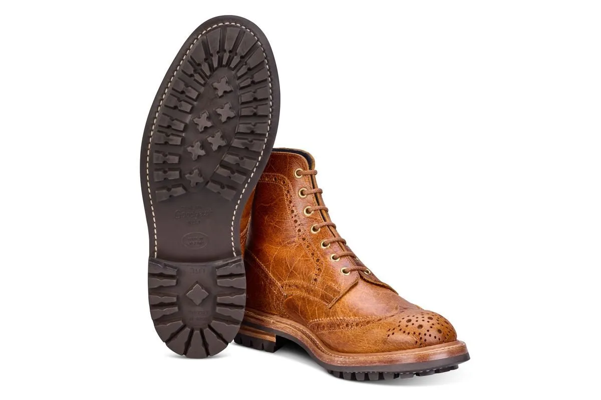 Stow Country Boot - Tan Pull-Up Full Grain Tricker's Exclusive)