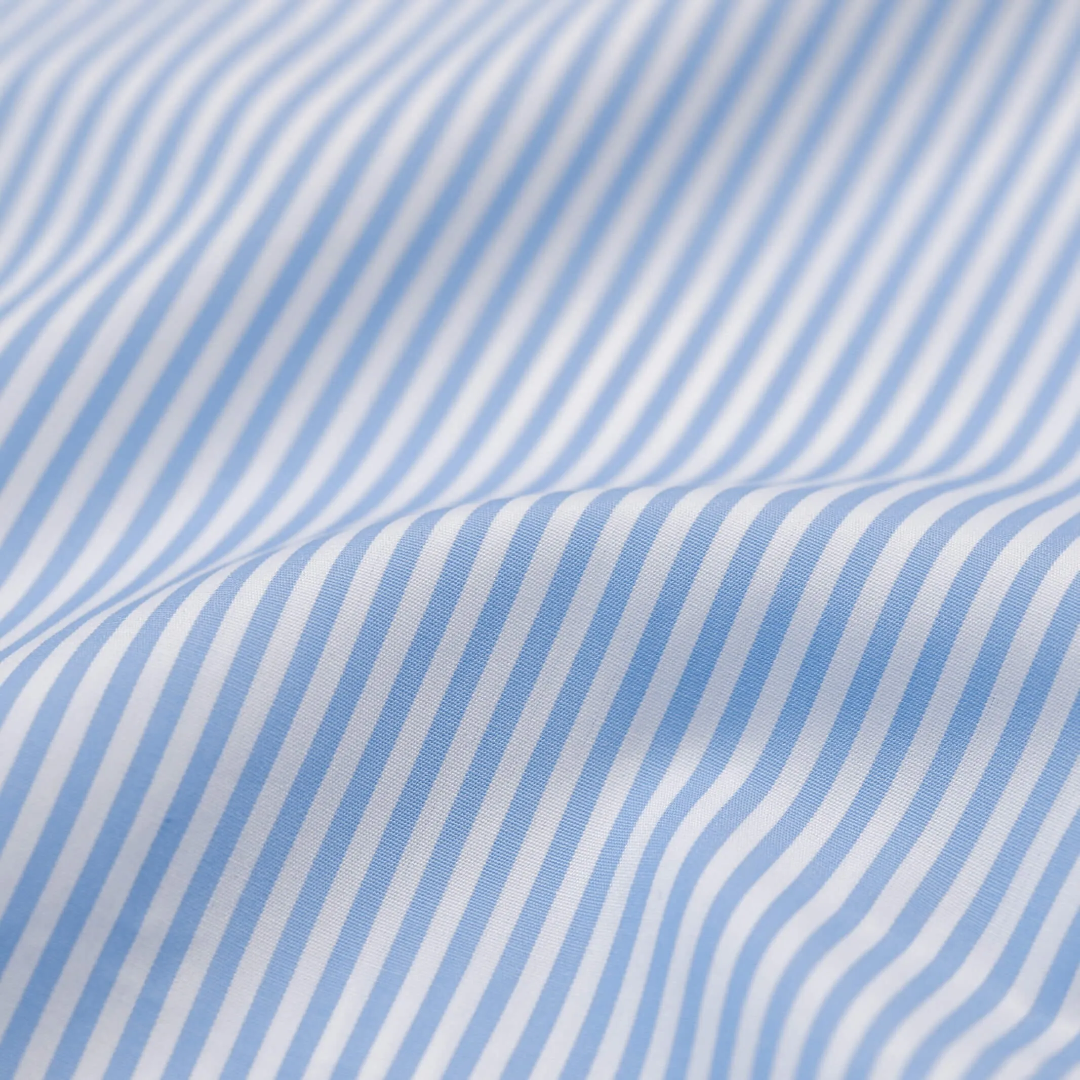 The Blue Wheeler Non Iron Stripe Custom Shirt