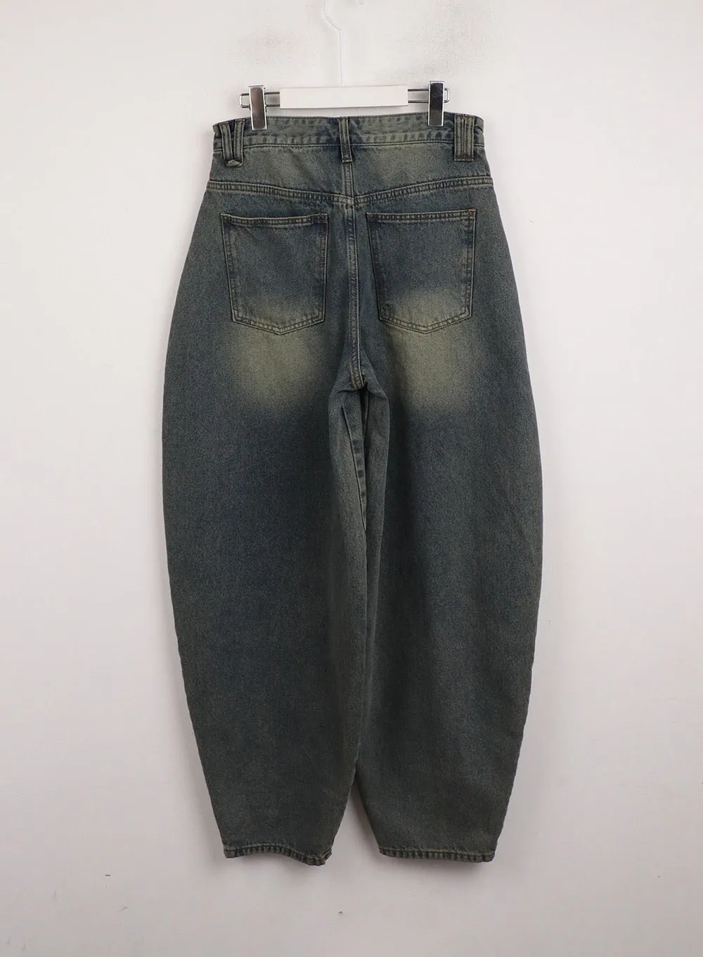 Washed Parachute Jeans IJ410