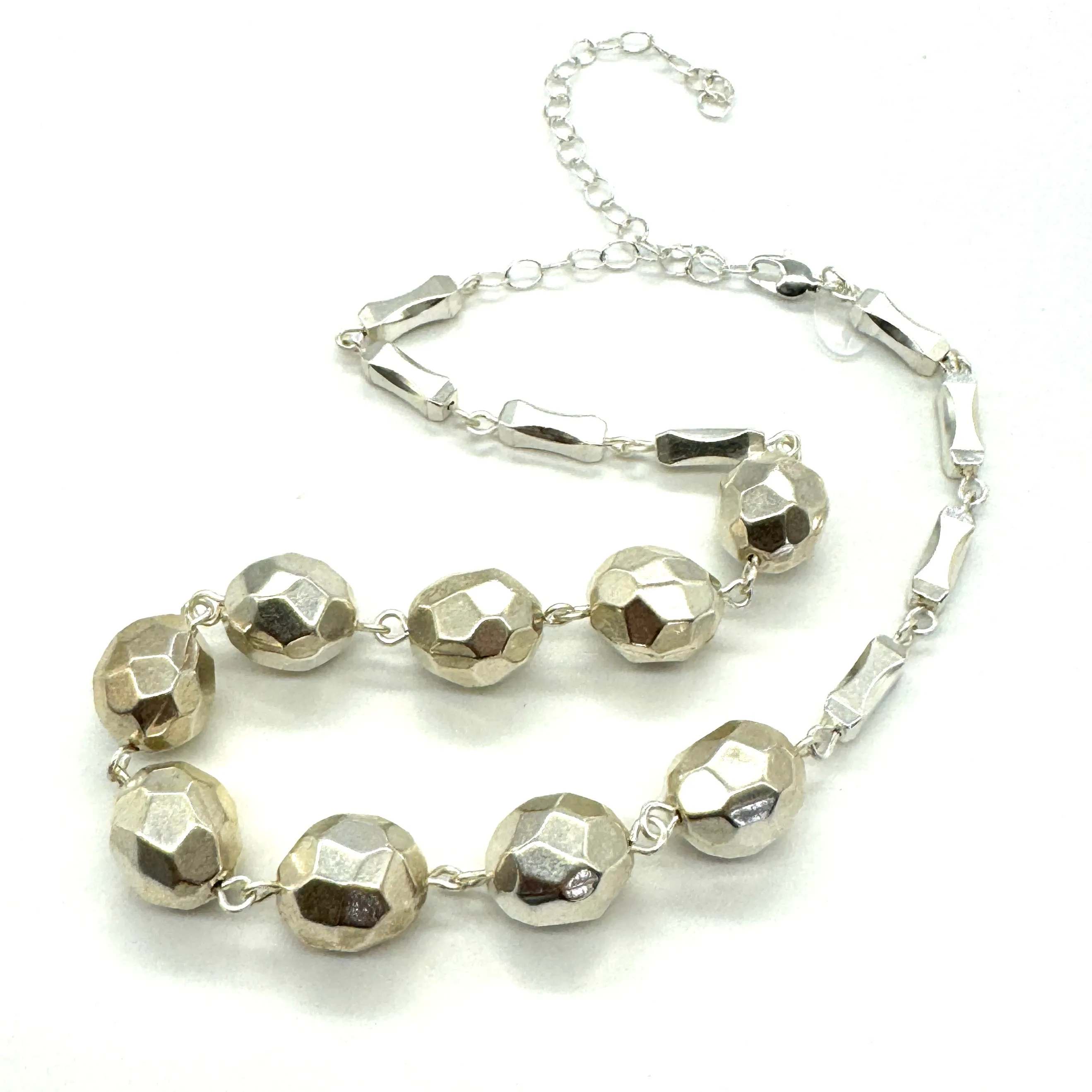 Western Nugget Silver Amelia Necklace - PREORDER