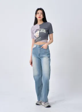 Wide Leg Jeans BA321