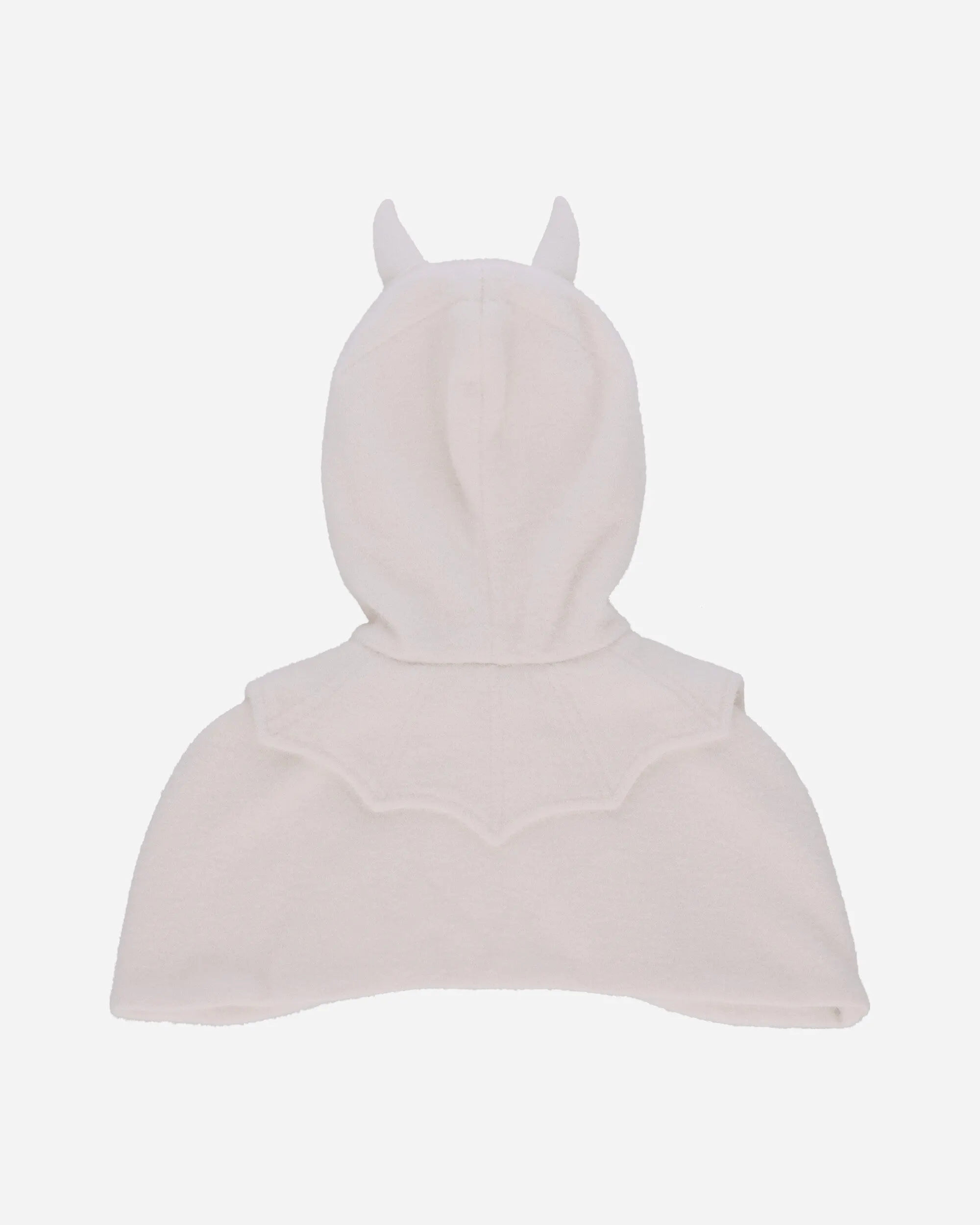 Women's RoomSERVICE888 Devil Horns Detachable Shawl Balaclava White